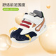 Dr. Jiang (DRKONG) spring and autumn comfortable baby shoes for men and women, breathable, comfortable and healthy shoes, versatile domestic step shoes, apricot/purple 22, foot length is about 12.7-13.2