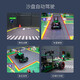 Yahboom Akerman Car Deep Vision Unbemannte autonome Fahrtisch Ros Robot Jetson Nano [Standard Edition] mit Jetson Nano B01