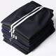 Blue-Yi Ma Xiang Spring and Autumn School Pants Two-Band Sports Pants Junior High School Student Pants Men and Women Long Trousers Loose Two-Band School Uniform Pants 5266 Black [Two-Band] M/165