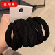 Barberry High Elastic Hair Tie Rubber Band Hair Tie Thick Ponytail Seamless Hair Tie for Women Simple Korean Durable Rubber Ring Leather Case Mesh Style Black 10 Pieces