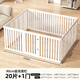 Congteng 90cm ultra-high pet fence household resin dog fence indoor large, medium and small dog cage anti-jailbreak fence white 20 pieces + 1 door
