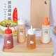 ASVEL kitchen household squeeze-type narrow-mouth condiment bottle soy sauce vinegar squeeze sauce bottle honey bottle salad dressing bottle A2142-02 red 300ml