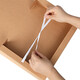 SIMA (SIMAA) Kraftpapierpapier -Box 10 Stücke von 50 mm gemischt Kraftpapier 500 g verdickte Dateibox -Dateibox Finanzgutscheine Kassenversorgungen 16795