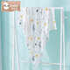 Xiqinbao baby towel swaddle towel anti-shock single layer gauze blanket bath towel 115*130cm cm animal park
