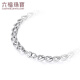 Lukfook Jewelry Platinum 950 Simple Platinum Bracelet Daily Gift for Men Price L19TBPB0019 14.24g (including labor cost 1410 yuan)