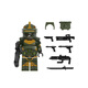 F Fangcheng foranse Star Wars Tormenta transparente holográfica 501 Legion Soldiers Clones Bloques de construcción Juguetes de la Asamblea de Niños XH1630 (698 Attack Battalion Doctor)