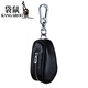 
Kangaroo (KANGAROO) new top layer cowhide key bag large capacity genuine leather multi-function car key bag door key bag male and female buckle black