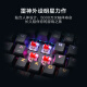 Thunde Robot KG3104R Mechanical Keyboard Wired Gaming Keyboard RGB Light Bar 104 Key Mixed Color Backlit Chicken Office Computer Keyboard Black Red Axle