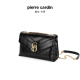 Pierre Cardin Bag (Pierre Cardin) Fashion Sac à bandoulière polyvalent pour les femmes Business Casual Capine Cow Hide Hands pour petite amie Black