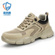 Blue Owl Shield Labour Protection Shoes Herren Stahlbox Anti-Smash Anti-Punch-Funktion Ultraleiche bequeme weiche und elastische Baustelle Sicherheitsschuhe Vier Seasons Ultraleichte Eva Sole 41
