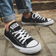 Converse Canvas Schuhe Herrenschuhe Frauenschuhe Allstar Schwarze Sportschuhe atmungsaktive Freizeitschuhe 37