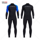 Chuangjingyi chooses quick-drying large size swimsuit, sun protection, surfing wetsuit, men's and women's motorboat one-piece snorkeling wetsuit, hot spring wetsuit, black with white flower sleeves for men - front zipper (D03007 S