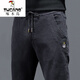 Holzspecker Elastizier Taille Jeans Männer losen Stretch Harem Hosen Frühling und Herbst Sommer Neues dünner Schnüre-up-Freizeithosen 2025 K433 Grau [High Elastic] 2xL 135-150Jin [Jin gleich 0,5 kg]