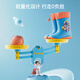 smally儿童雨鞋男女童宝宝防滑2023新款小学生水鞋加绒胶鞋小童雨靴 太空人【束口】太空蓝 【17码】内长18cm 建议脚长17cm