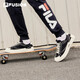Fila Fusion Herrenschuhe Pop Canvas Schuhe Trendy Marken Herren trendy Board Schuhe Street Fotografie Sport Casual Schuhe Männer Black-Bk 40