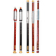 
Mahogany single tube vertical blowing nine hole horizontal blowing Bawu musical instrument b tune G tune F tune primary school students adult performance custom style Red sandalwood-vertical blowing Bawu [C tune]