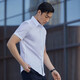 JEUNTER COURT COLLE COURSE MEN COULEUR MEN COULEUR FREE FREE FACILLE À SE CHEMINE ANTI-WRIDER COLTON POLYESTER Fabric Anti-ride plat et facile à soigner GSCV179849BJY BLANC 40
