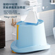 
Babyhood (babyhood) children's bathtub thickened bathtub [0-5 years old baby bathtub baby swimming bucket free bath stool 304 blue