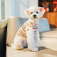 ISPET Bichon Clothes Pet Clothes Small Dog Autumn and Winter Dog Clothes 2024 Angora Five Color Sweater White S (Recommended 2-4Jin [Jin equals 0.5kg])