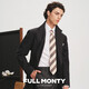 FULL MONTY毛呢大衣男商务正装呢子大衣双排扣羊毛休闲外套秋冬季 深灰6171 42