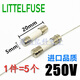 Quality 5*20 ceramic fuse tube F1A2A4A5A6.3A8A10A16A fast blow F3.15AH250V T5AH250V 5 pieces slow blow 5*20mm without pins