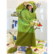 Qiao yumeneng hai einteilig pyjamas für Frauen Winter Koralle Fleece Plüsch verdickte Tiere lustige niedliche Schlafsaal Langes Plüsch-Nachtkleid S Fleece 4839 Blue White Hai-Single Rock M Höhe 152-160
