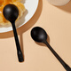 Youao disposable spoons 50 individually packed soup spoons plastic spoons dessert takeaway packaging forks and spoons