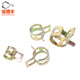 
Baodefeng elastic clamp steel belt hoop spring steel clamp hand pinch hose water pipe oil pipe hose manganese steel clamp Q673 M36x15x1.5 (5 pieces)