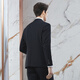 Siete marcas de la marca 25 hombres de primavera y verano ropa formal Formal fácil de hacer entrevista de collar plano chaqueta de traje 126JC70760 Negro 48 B