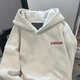Nasawassup American retro shooting star hooded trendy sweatshirt for men and women, autumn and winter velvet thickened couple heavyweight loose top, white and gray style-M01 velvet L recommended 110-130Jin Jin equals 0.5kg