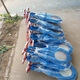 
Xinqian slurry gate valve Knife type gate valve Pulp valve Slag discharge plug valve ZT9928 Cast iron clamp DN80 heavy-duty