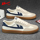 Krieger (Krieger) Herrenschuhe vielseitige Leinwandschuhe Herren atmungsbezogene lässige Schuhe Herren G483MJ Reis/Grau/Dunkelblau 40