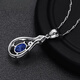 COLECTRO DE TANZANITE COASZE 1.45 CARATO PARA MUJER 5A Colorida Gema Regalo del Día de la Madre para el Día de San Valentín chino 3.8 1.45 Catat Tanzanite Colgante para la Clase 5A