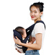 
TIANER baby strap front and rear simple front-back baby strap horizontally back-back newborn baby back bag Tianer 03 net style - blue dot