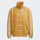 Adidas (adidas) Clover Jacket Men's y mujer Spring New Sportswear Sportswear Fashion Stand Collar Chaqueta JV9256 JZ9926 Roca Bronce Bronce China Tang Suit Hanfu One Size S