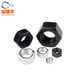 Baodefeng anti-thread hexagonal nut left-hand left-thread nut anti-thread anti-buckle nut M4M5/M6M8/M10M12/M14 8.8 grade iron black anti-thread M24 1 piece
