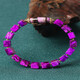 DRJEFUN unique crystal collection grade velvet purple natural comfortable bracelet loose bead bracelet for women. Bead diameter is about 6mm. Weight is about 1. Weight is about 14G.