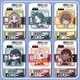 Jiayile's fifth identity twenty-four solar terms surrounding card sets little girl's prophet's heart is suffering from school card meal card bus card key s13586 embalmer card set + white leather rope