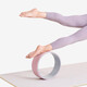 Halten Sie Yoga -Rad, Backbend Yoga -Ring für Anfänger, Fitness -Pilates -Ring offen, hohe Stabilitätsunterstützung, Pink/Grau