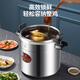 Triangle brand pressure cooker commercial large capacity extra large gas induction cooker universal explosion-proof household open flame dual-purpose induction cooker open flame double bottom universal model 34cm 29L 34cm