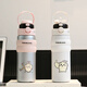 Shantou Lin Village chiikawa peripheral cup Jiyikawa double drink cup stainless steel high-value girls suck BXAG10975 Jiyikawa 550ML-[streaming silver powder]