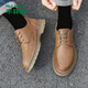MULINSEN men's shoes British style retro casual leather shoes low-cut soft sole men's work shoes L223273