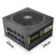 
Antec Antec NE850 gold medal full module/all-Japanese electrolytic capacitor/equipped with Pcle16Pin power cord/fan start and stop/computer host power supply 850W