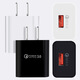 5V3A mobile phone charger USB charging head 15W18W20W high power QC30 power adapter wholesale US standard black QC3.0