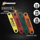 Clcey Sharp American Bolton Metric English Hexagon Schraubenschlüssel Anti-Diebstahl Hexagon Hollow Folding Star Key 12594 Euro Englisch 0,05-3/169 Paket 12591