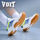 Walter table tennis shoes summer single mesh breathable men's low-top shock-absorbing running shoes non-slip wear-resistant badminton competition sports shoes white blue 988AT 41