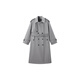 Peacebird [même style dans le centre commercial] Vêtements féminins 2025 Spring Nouveau Silhouette Windbreaker Silhouette A1Bef1396 Gray L 165