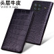闪森【手工定制】适用vivo X Note手机壳真皮翻盖手机套xnote镜头精孔全包保护套防摔男女款 黑色格子纹