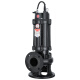 Pompe à eau populaire Pumpe d'égout submersible Pompe à eaux usées WQ standard 380V 380V Shanghai triphasé 7,5 kW Pompe d'eaux usées submersible non bloquante Bride internationale 50WQ15253 Motor de cuivre