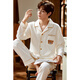 Langsha men's pajamas men's spring and autumn pure cotton long sleeve large size 2025 new cotton boys' autumn and winter home set WR 9928 WR 9928 men's L [Suggested 95125Jin [Jin equals 0.5 kg]]